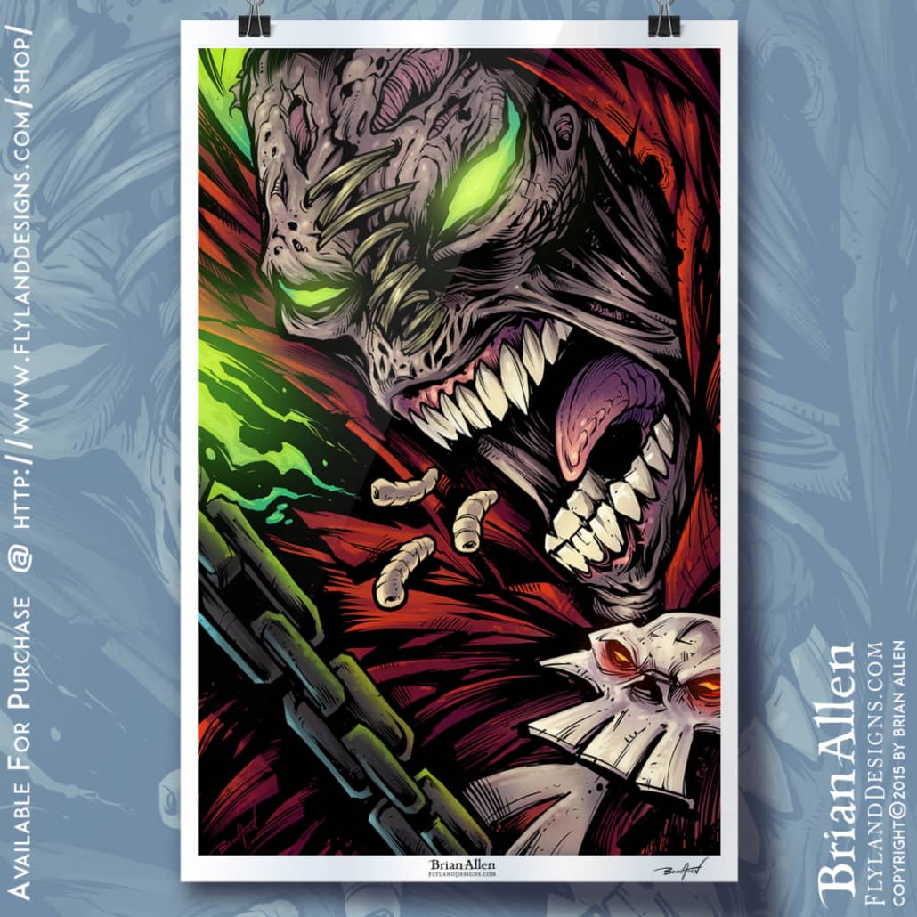 Spawn Tribute Illustration for 2