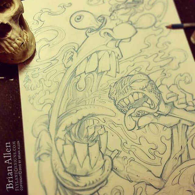Hey! I was just interviewed on the Roundabout: Creative Chaos Podcast! Check it out on their website or iTunes if you want to hear me ramble incessantly about art and freelance. Thanks!#art #podcast #interview #sketch #freelance New Artwork From Instagram