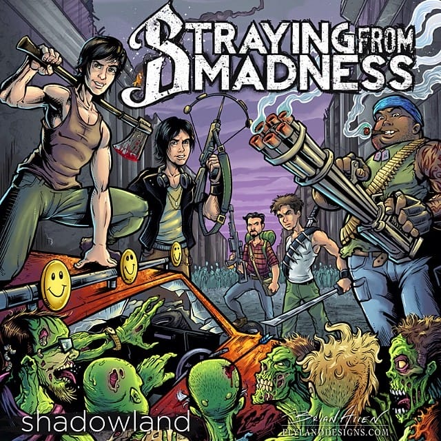 This was an album cover I designed for Mexico City metal band, Straying from Madness.