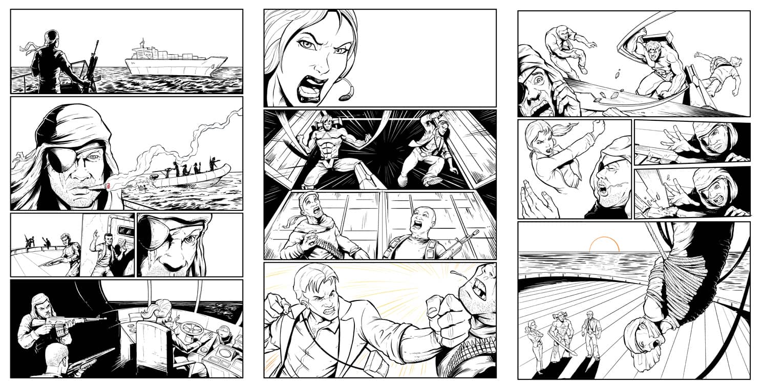 Consol Alliance comic book process