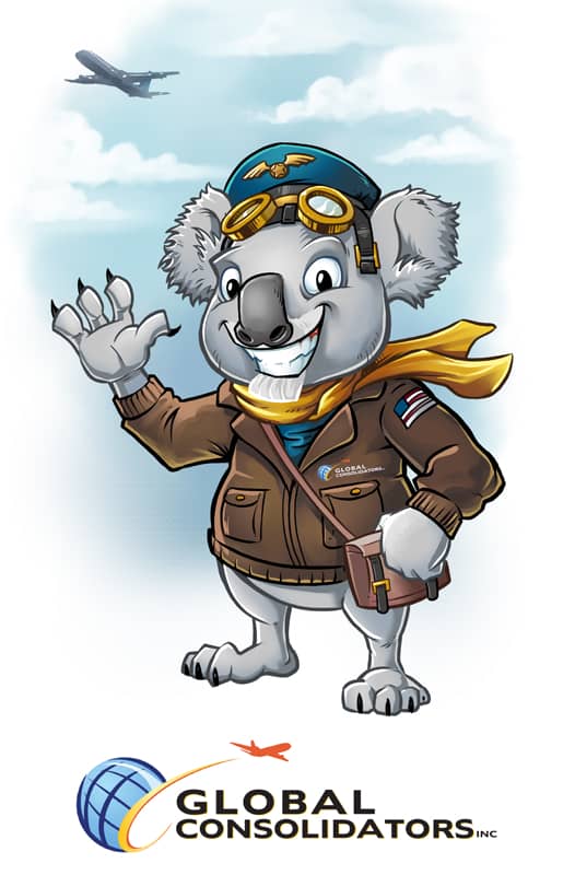 Global Consolidators Koala Mascot