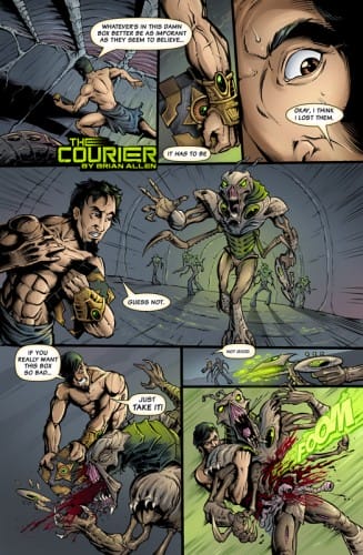 The Courier comic