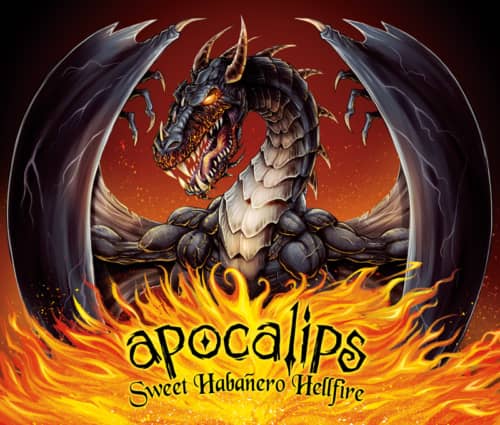 Apocolips Hot Sauce Packaging