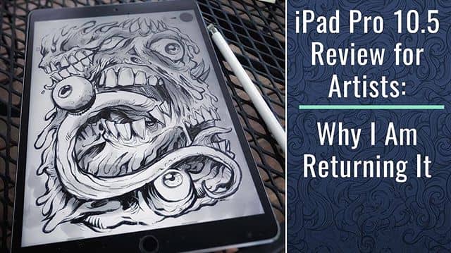 Hey guys, if you missed it, I did a review on why I didn't like the iPad Pro - I'm actually giving it another shot now, since Clip Studio Paint was released for the iPad - still unsure, but I'll let you know how that turns out https://www.youtube.com/watch?v=yDsalLCa2ZY&t=27s