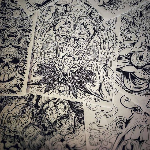 I've wanted to make my own coloring book for years, and I've finally put it all together. What do you think someone might pay for a 32-page coloring book signed by me? $4? $6? $8? I honestly don't know. Appreciate your help!#coloringbook #adultcoloring #psychedlicart #lineart