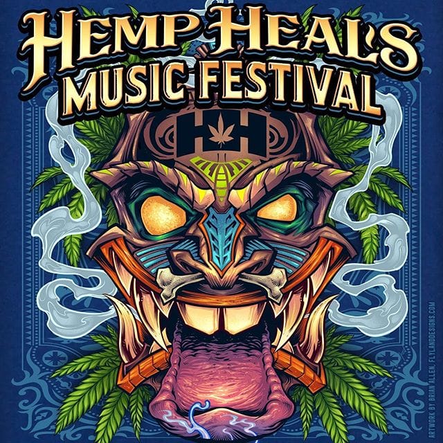 This is a quick poster I put together for Hemp Heals Music Festival using Tiki artwork I already created. SLIGHTLY STOOPID will be there playing live!!! I'll be at this festival June 16th selling my wares, and 50 limited edition posters for the event. Anyone near Camden, New Jersey?‍#hempheals #hemphealsfoundation #hemphealsfestival #cannabisfestival #slightlystoopid #slightlystoopidconcert #cannabis #marijuana #tikiart