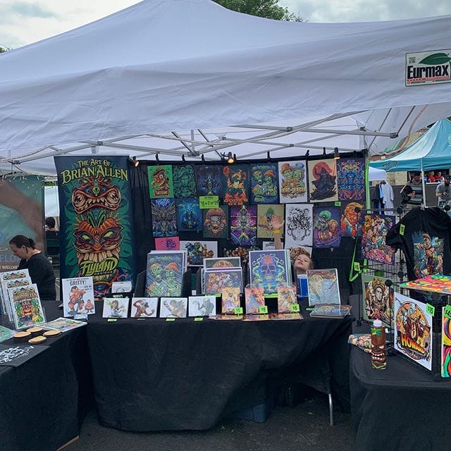 Michael is spending Father’s Day with me at @hemp__heals Festival I. New Jersey today. Can you spot him in there?