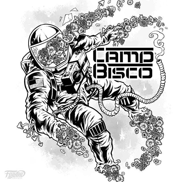 Ink drawing for a t-shirt I designed for Camp Bisco, a huge music festival at Montage Mountain in Scranton PA last weekend. I designed the this t-shirt for the event with Hi-Line Merchandising and Live Nation. They gave me a ton of freedom with the design, which can be both challenging and rewarding at the same time. Signed prints of the colored design will be available, let me know if interested.....#campbisco #thediscobiscuits #musicfestival #bandmerch #bandtshirtart #tshirtart