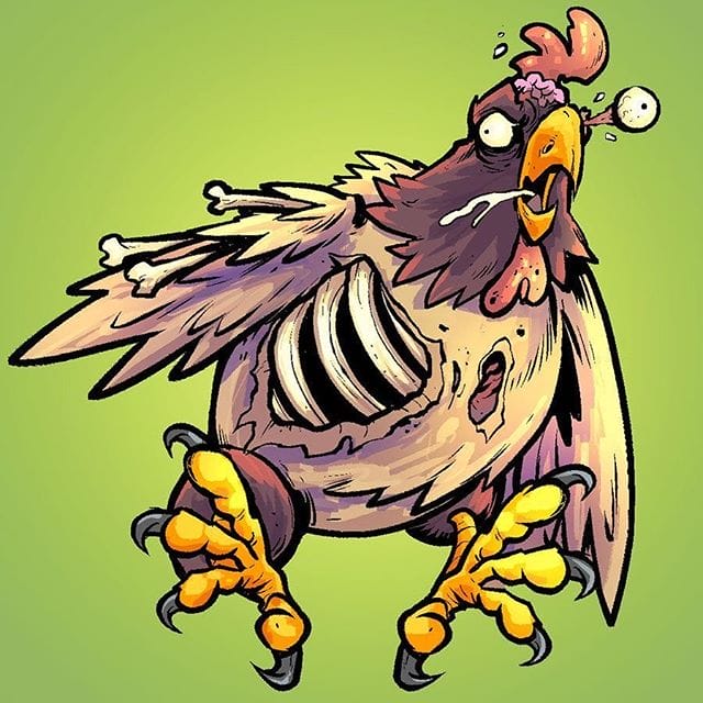 Zombie Chicken! ... I've drawn weirder things, and so have you!