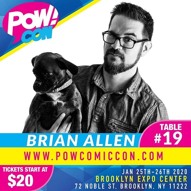 If you're near the Brooklyn NY area this weekend, please come out and see me, and all the other artists, vendors, and celebrity guests! First con of the year - very excited about this one. See you there!#popculture #comiccon #artconvention #brooklyny