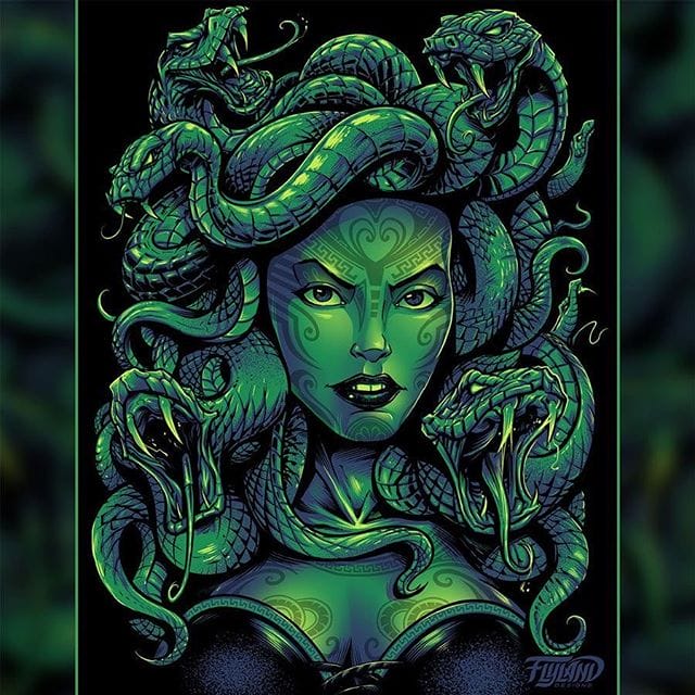 One of my favorite illustrations from years ago - my portrait of Medusa for Fit Out Apparel.I'd love to design something like this for you - feel free to reach out!•••#art #medusa #medusaart #mythart #mangastudio #clipstudiopaint #illustration #tshirtart #tshirtillustration #freelanceartist #wacomcintiq