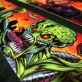 Attack From Mars side blade decal artwork for pinball machines