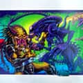 Tribute illustration that I created from the famous rivalry between Alien and Predator