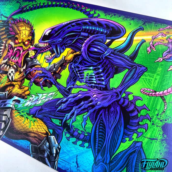 Tribute illustration that I created from the famous rivalry between Alien and Predator