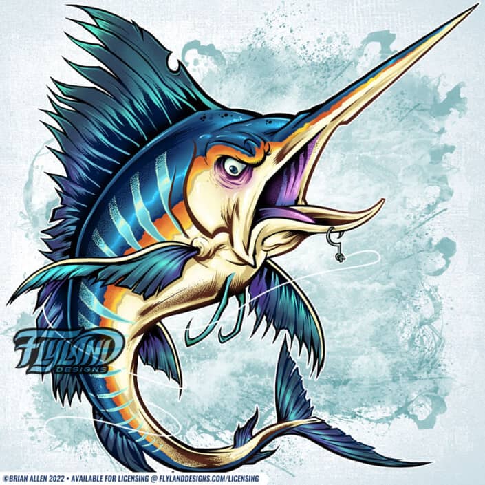 Mad Marlin Artwork by freelance