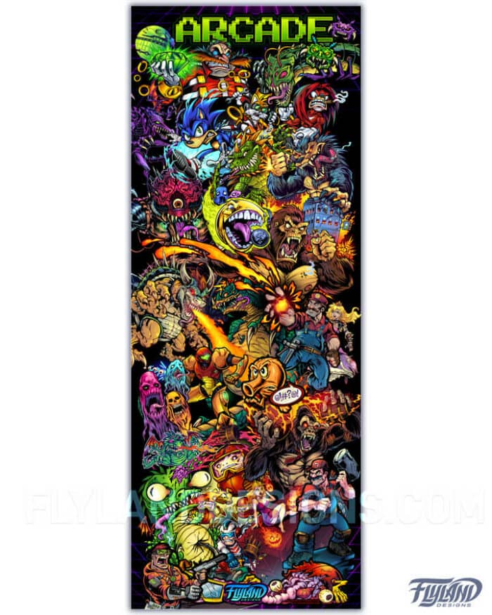 Arcade Vertical Vinyl Banner