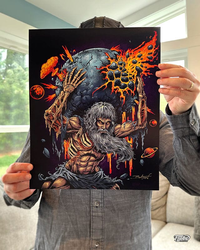Atlas 11x14 Print - Flyland Designs, Freelance Illustration and