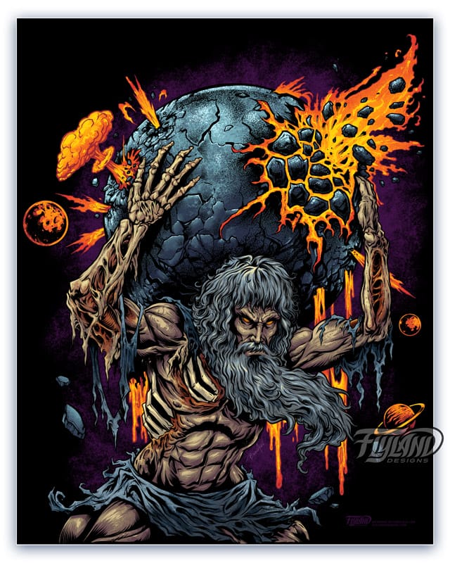 Atlas 11x14 Print - Flyland Designs, Freelance Illustration and