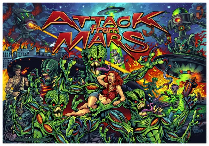 Attack From Mars Alternate Translite - Image 10