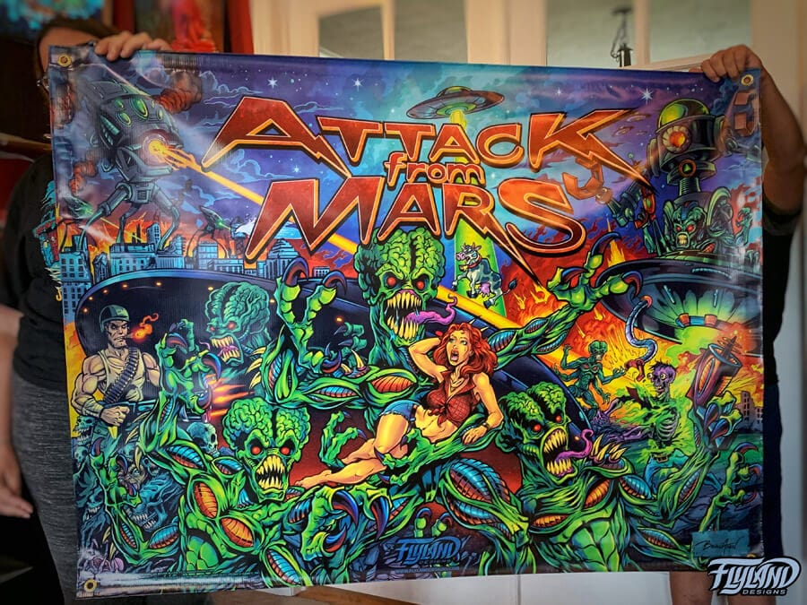 Attack From Mars Vinyl Banner - Flyland Designs, Freelance
