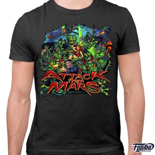 Attack From Mars Short-Sleeve Unisex T-Shirt - Flyland Designs