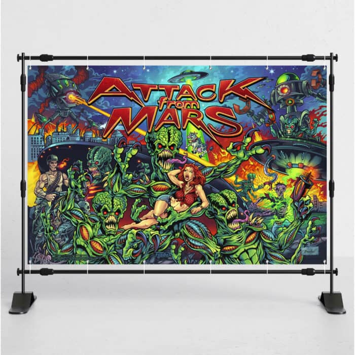 Attack From Mars Vinyl Banner