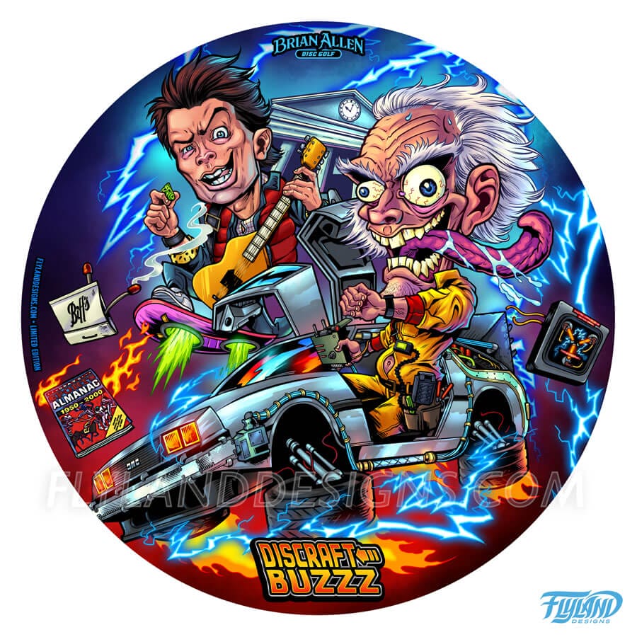 Back to the Future Foil Discraft Buzzz - January 2026 Limited