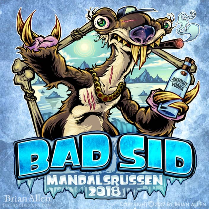 Parody of Sid from Ice Age explo