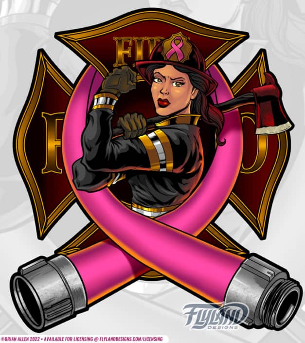 Firefighter Fighting Breast Canc