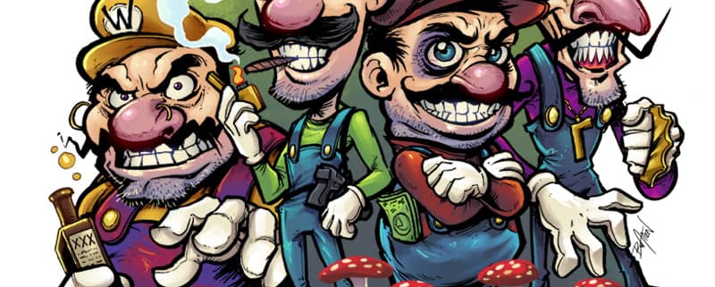 The infamous Mario brothers from