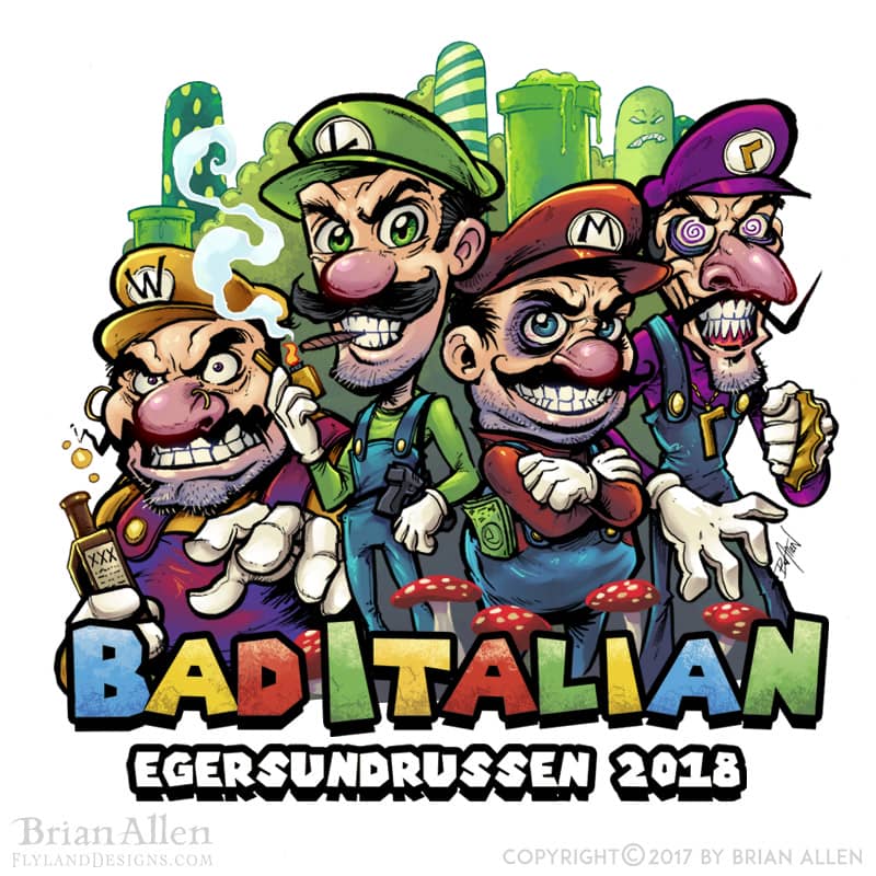 The infamous Mario brothers from