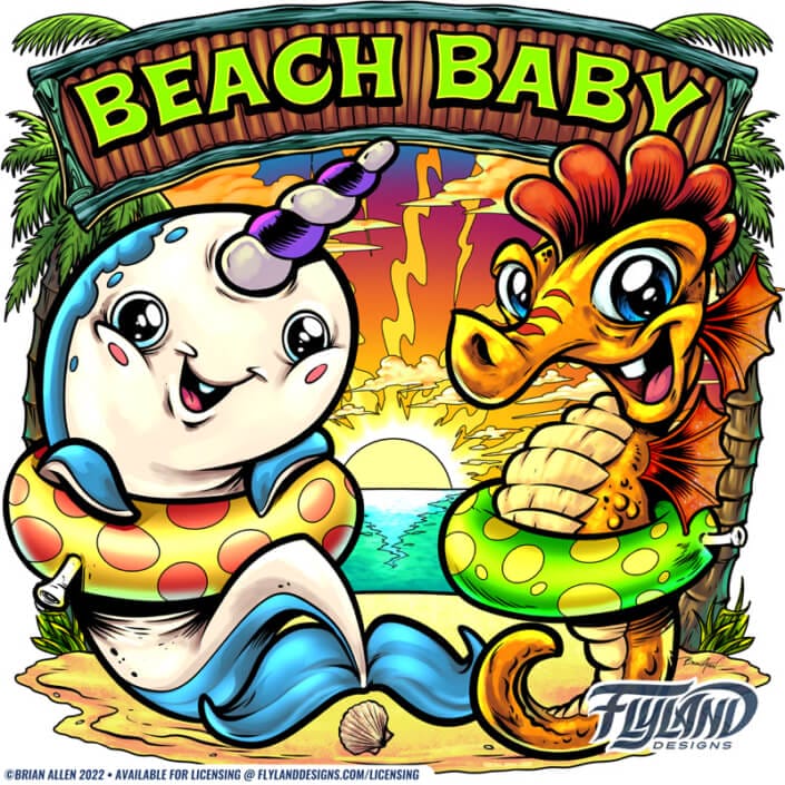 Beach Babies Artwork by freelanc