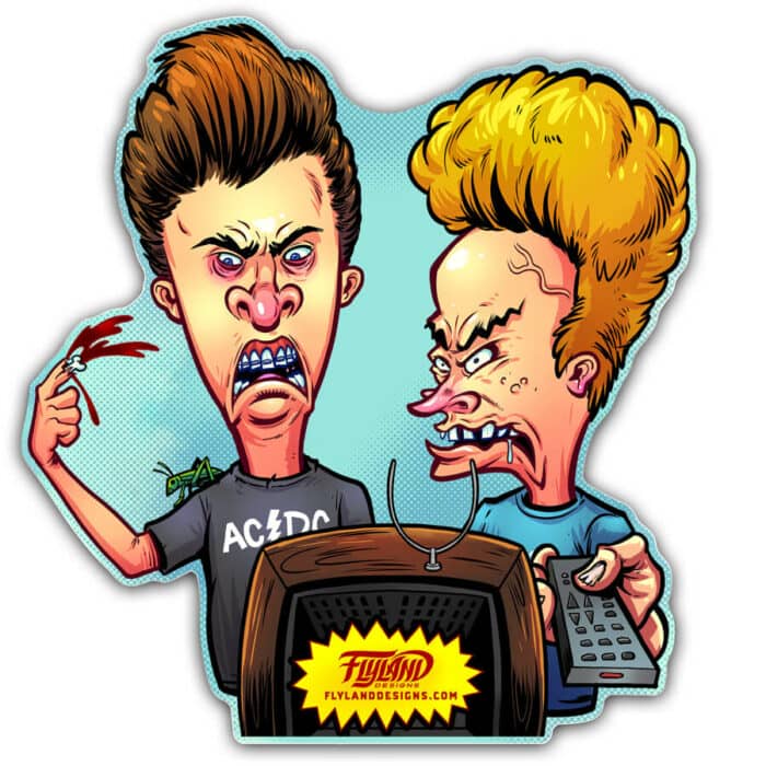 Beavis and Butthead Vinyl Sticker