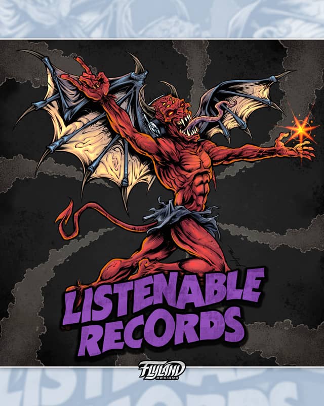 Listenable Records hired me to illustrated this Black Sabbath tribute album cover of their red winged demon.