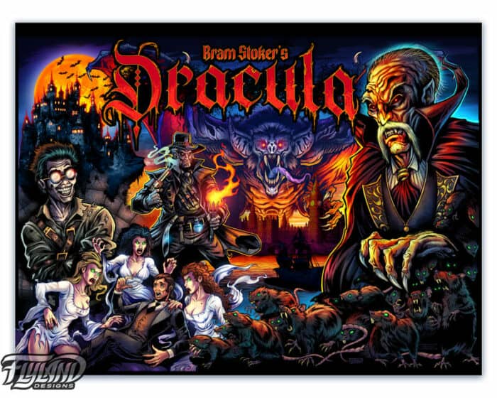 Bram Stoker's Dracula 13x19" Metallic Foil and Spot UV Print Limited Edition