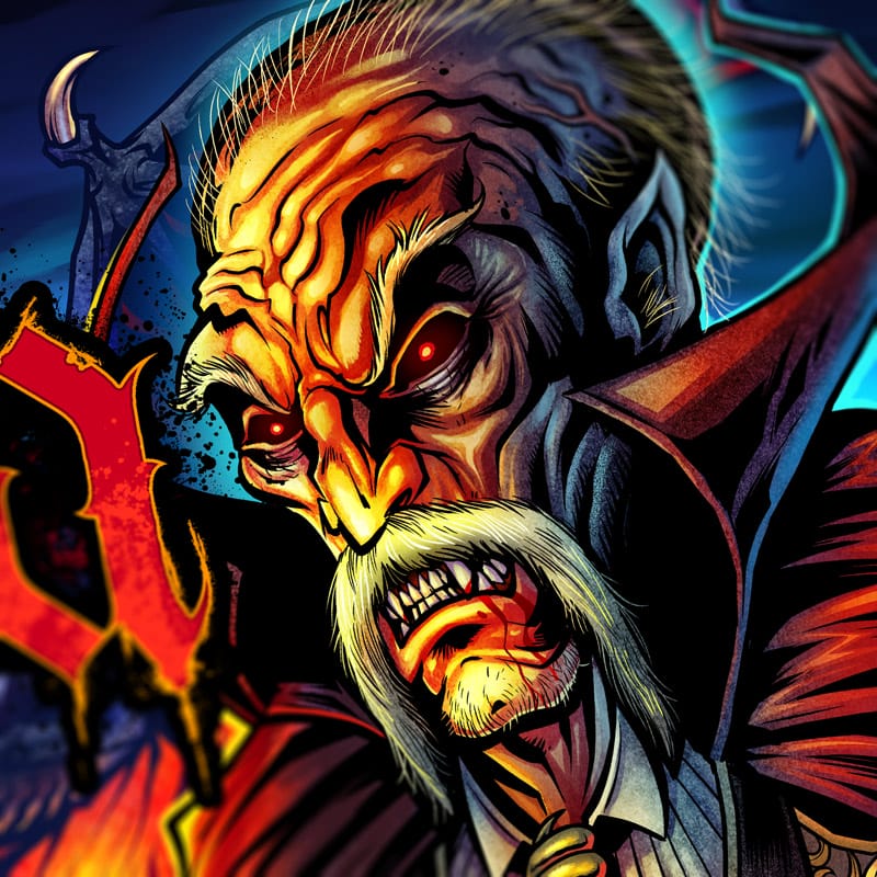 Bram Stoker's Dracula Alternate Acrylic Backglass (Limited Edition