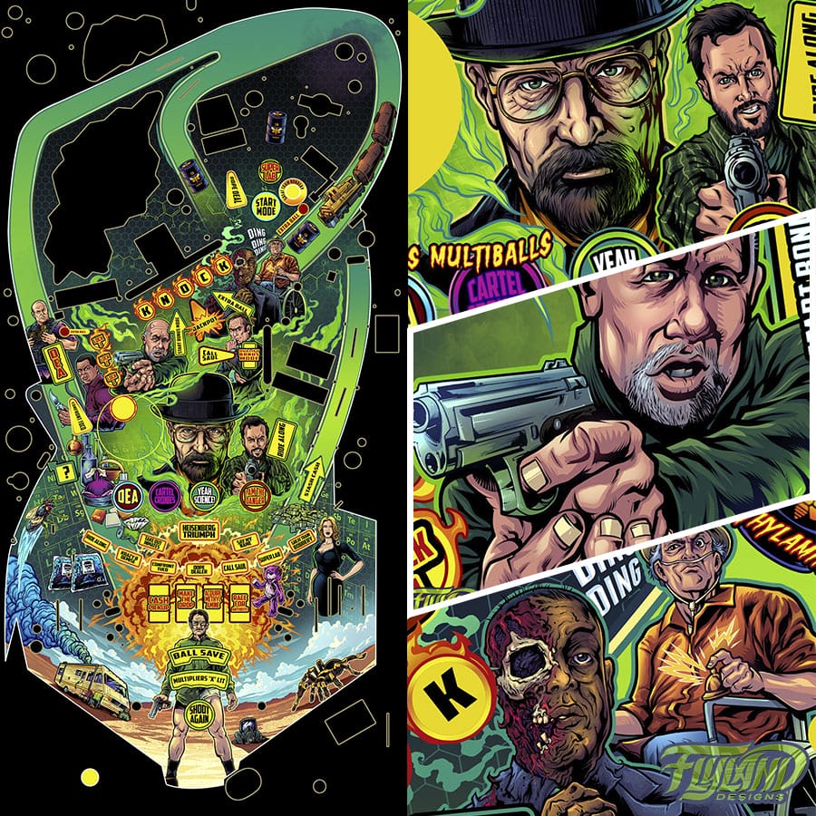 Breaking Bad Pinball Playfield I