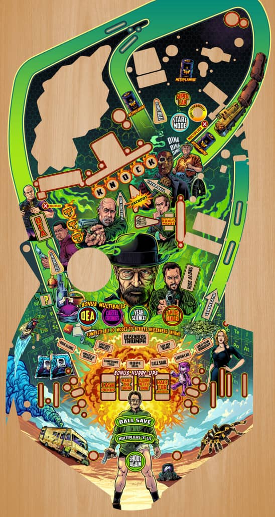 Breaking Bad Pinball Playfield I