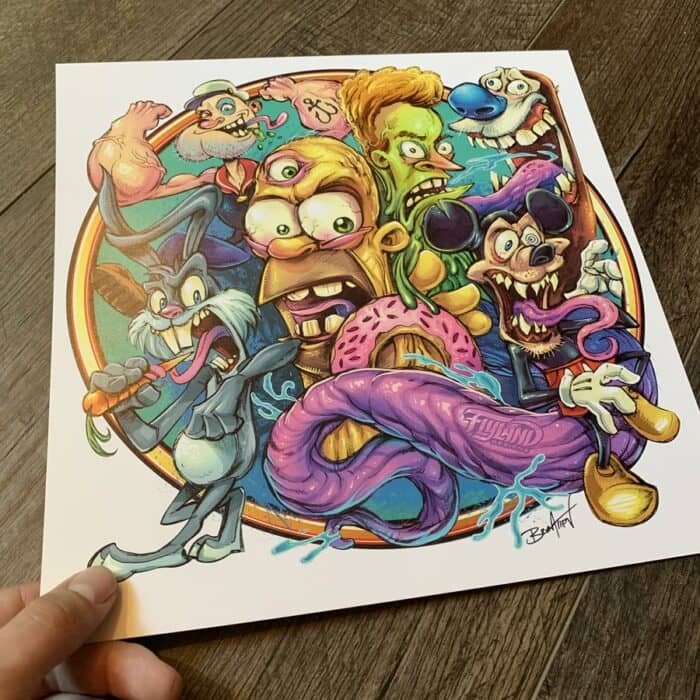 Cartoon Parody Art Print - Image 2