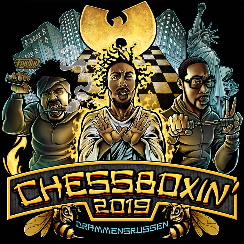 Chessboxin is a logo of the Wu-T