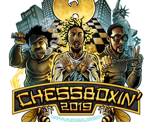 Chessboxin is a logo of the Wu-T