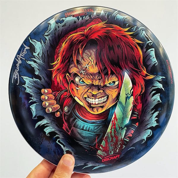 Chucky Tribute SuperColor Discraft Buzzz - Flyland Designs