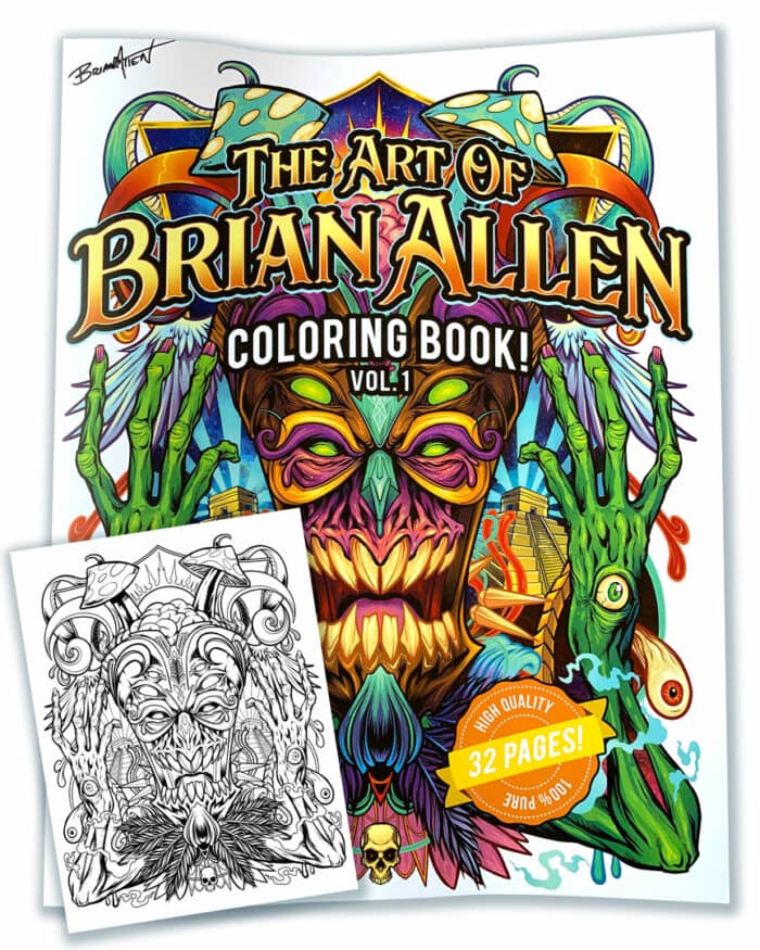 32 Page Signed Coloring Book - Volume 1