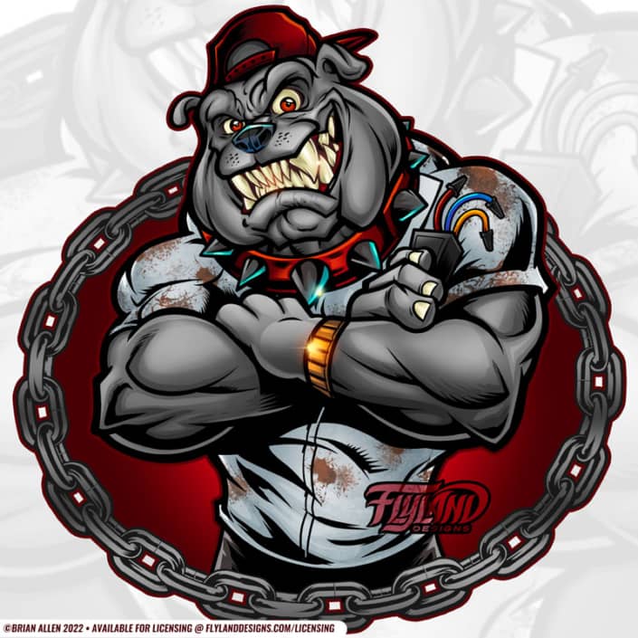 Cool BullDog Artwork by freelanc