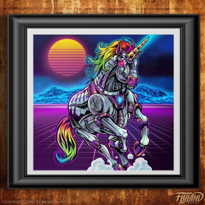 Unicorn Art Print - Image 4