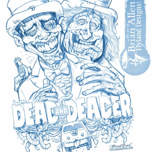 Dumb and Dumber Zombie Tribute Illustration