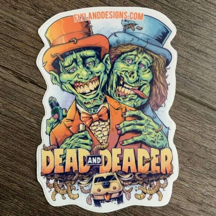 Dead and Deader Vinyl Sticker - Image 2