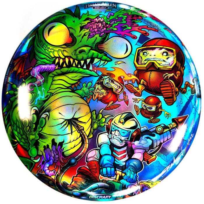 #1 signed and numbered Disc Golf Disc by Brian Allen