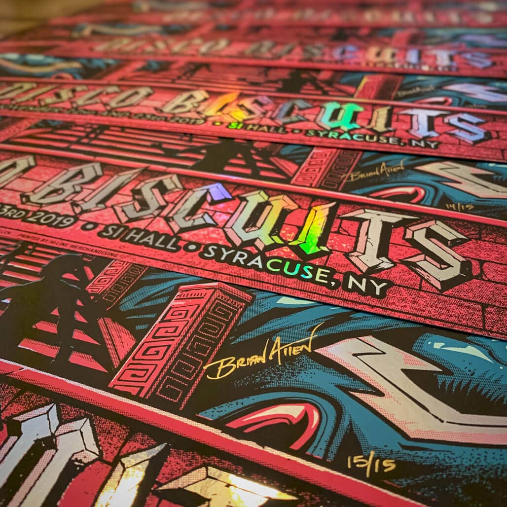 The Disco Biscuits Gig Poster Cr