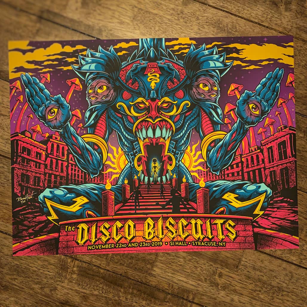 The Disco Biscuits Gig Poster Cr